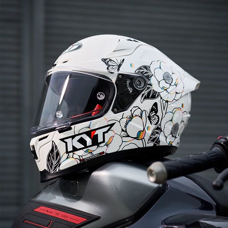 Carbon Fiber Lightweight Motorcycle Helmet - خوذة دراجات نارية HOT KYT ST