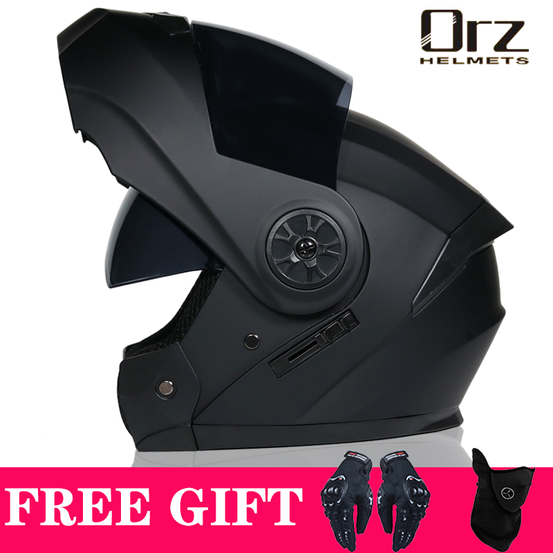 Dual Visor Motorcycle Racing Helmet - أحدث DOT المعتمدة السلامة وحدات الوجه