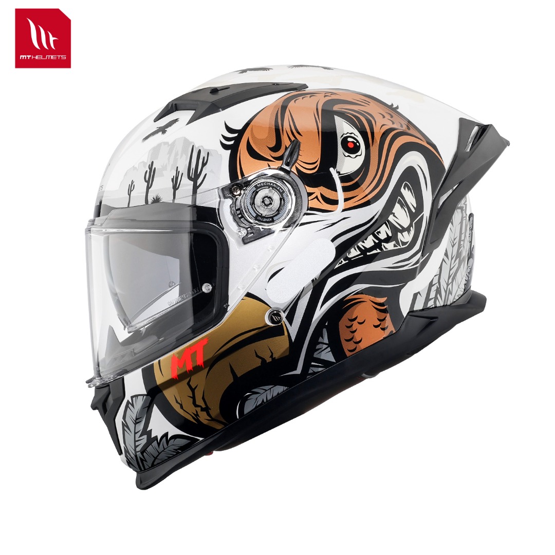Dual Visor Motorcycle Racing Helmet - جديد دراجة نارية خوذة شارب 5