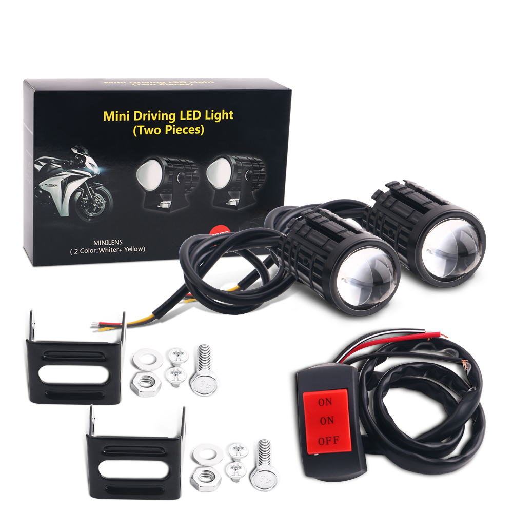 Universal Motorcycle Led Headlight Projector - العالمي للدراجات النارية LED المصباح ،