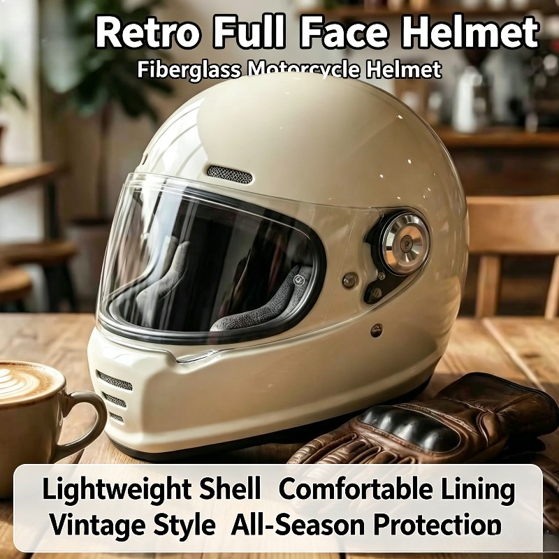 Carbon Fiber Lightweight Motorcycle Helmet - خوذة دراجة نارية من ألياف الكربون