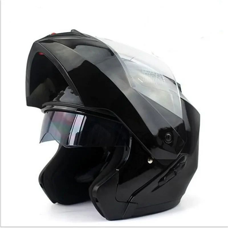 Dual Visor Motorcycle Racing Helmet - أحدث خوذة دراجة نارية معيارية آمنة
