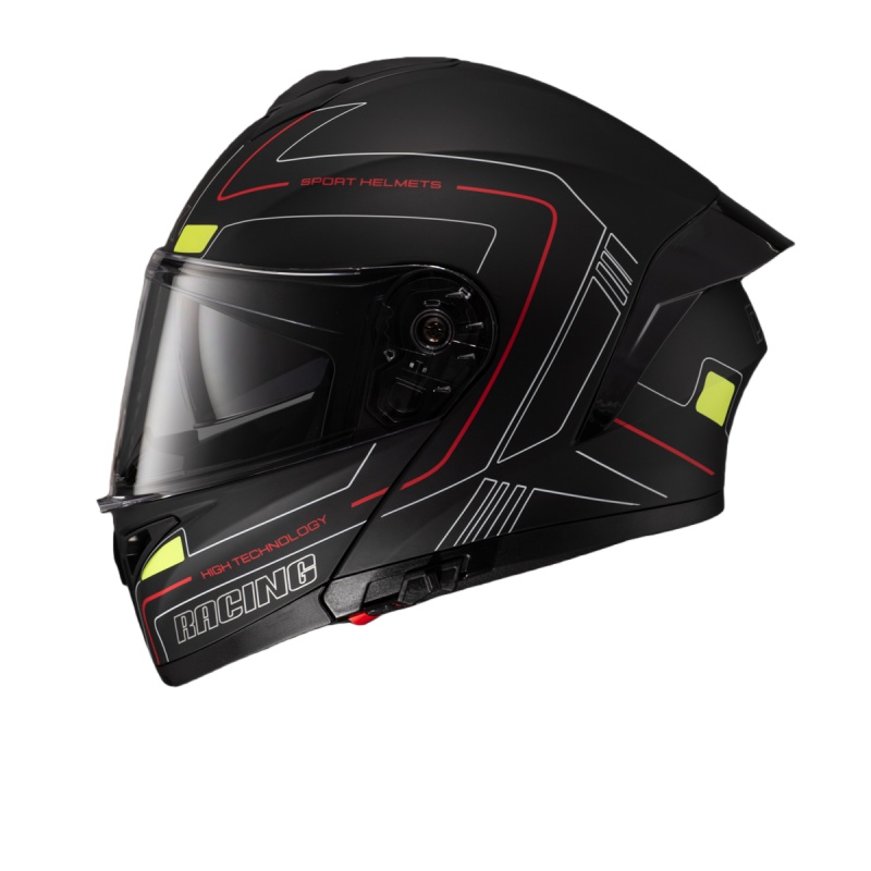 خوذة دراجة نارية معتمدة من وزا - مراجعة Dual Visor Motorcycle Racing Helmet وسعره