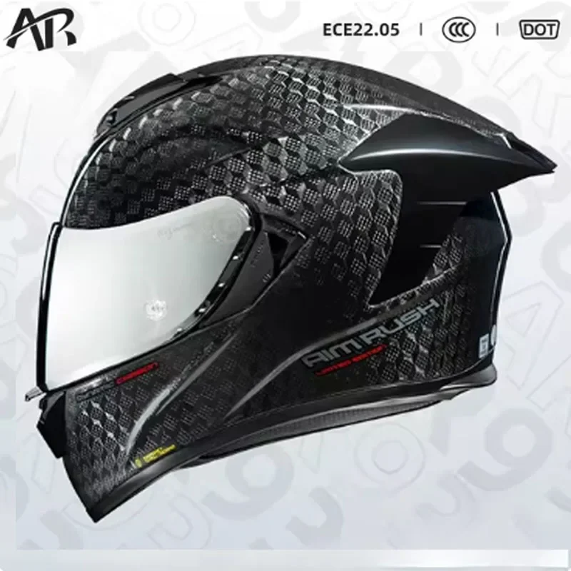 خوذة دراجة نارية من ألياف الكر - مراجعة Carbon Fiber Lightweight Motorcycle Helmet وسعره