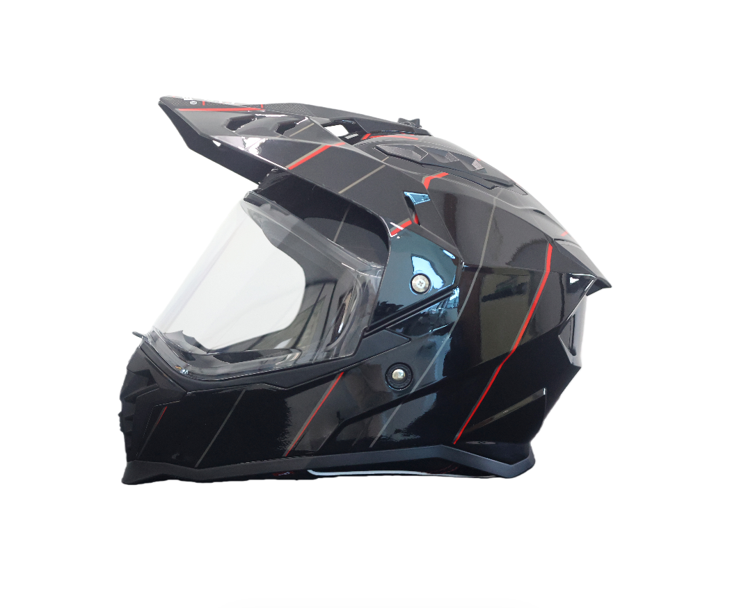 خوذة دراجات نارية جديدة فاخرة  - مراجعة Dual Visor Motorcycle Racing Helmet وسعره