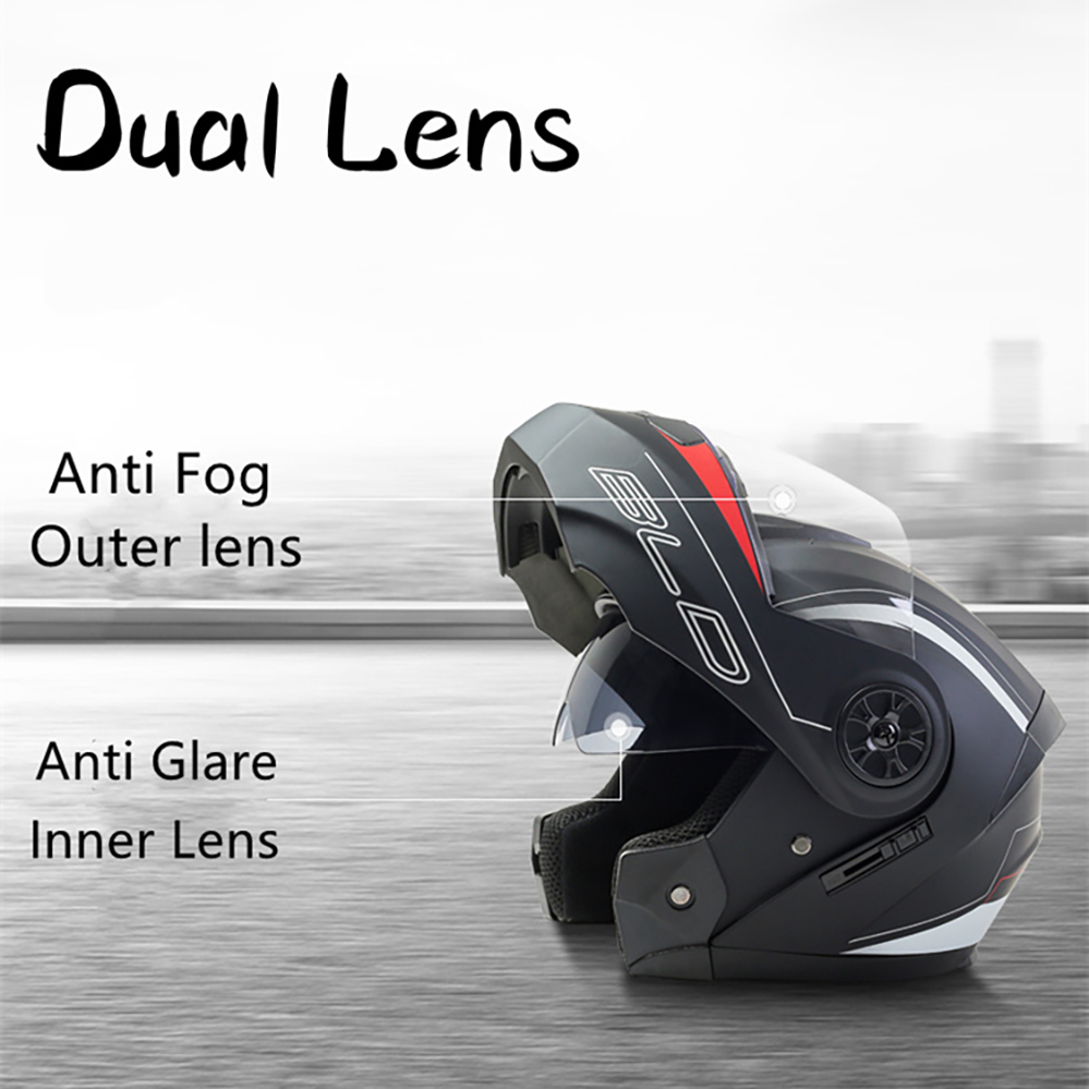 خوذات الدراجات النارية للرجال  - مراجعة Full Face Motorcycle Helmet With Bluetooth وسعره
