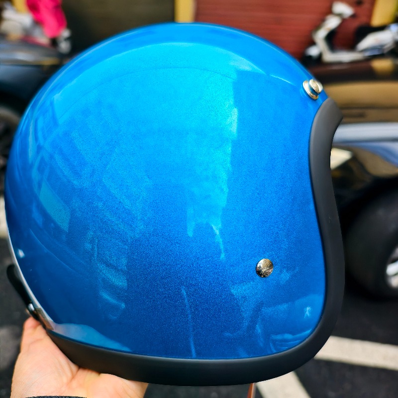 خوذة دراجة نارية مفتوحة الوجه  - مراجعة Vintage Open Face Retro Helmet وسعره
