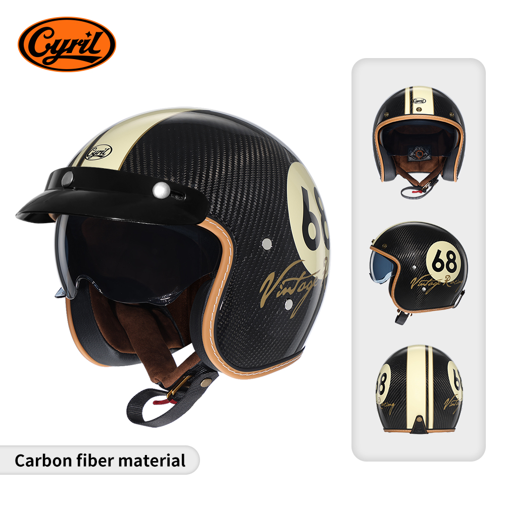 خوذات دراجات نارية خفيفة الوزن - مراجعة Carbon Fiber Lightweight Motorcycle Helmet وسعره