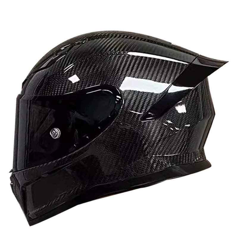 خوذة دراجات نارية من ألياف الك - مراجعة Carbon Fiber Lightweight Motorcycle Helmet وسعره