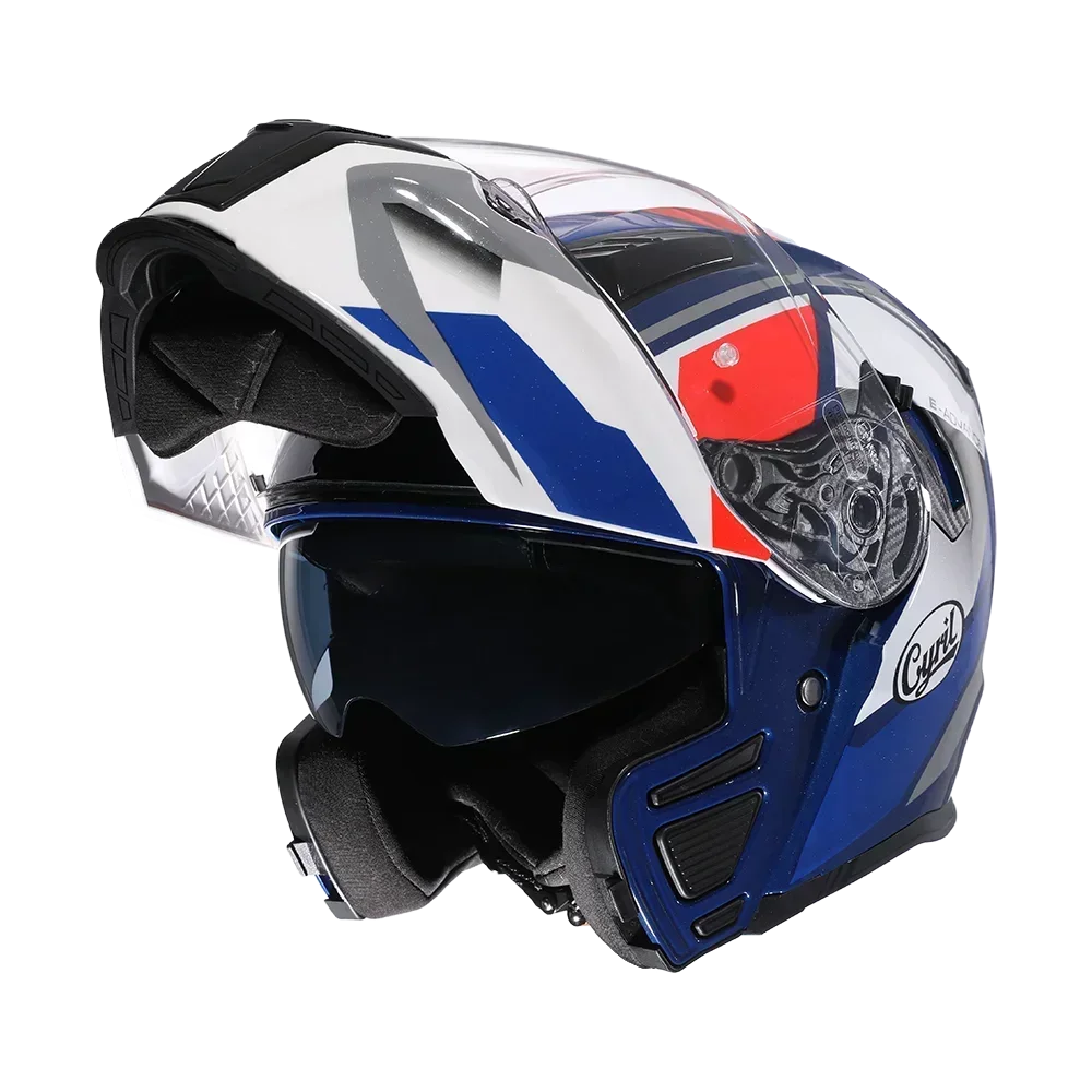 خوذة دراجة نارية قابلة للطي با - مراجعة Modular Flip Up Motorcycle Helmet Dot Approved وسعره