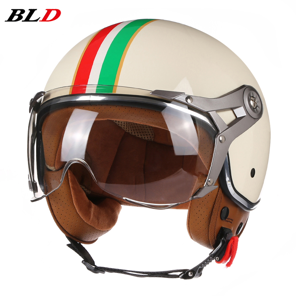 خوذة دراجة نارية كلاسيكية TT & - مراجعة Vintage Open Face Retro Helmet وسعره