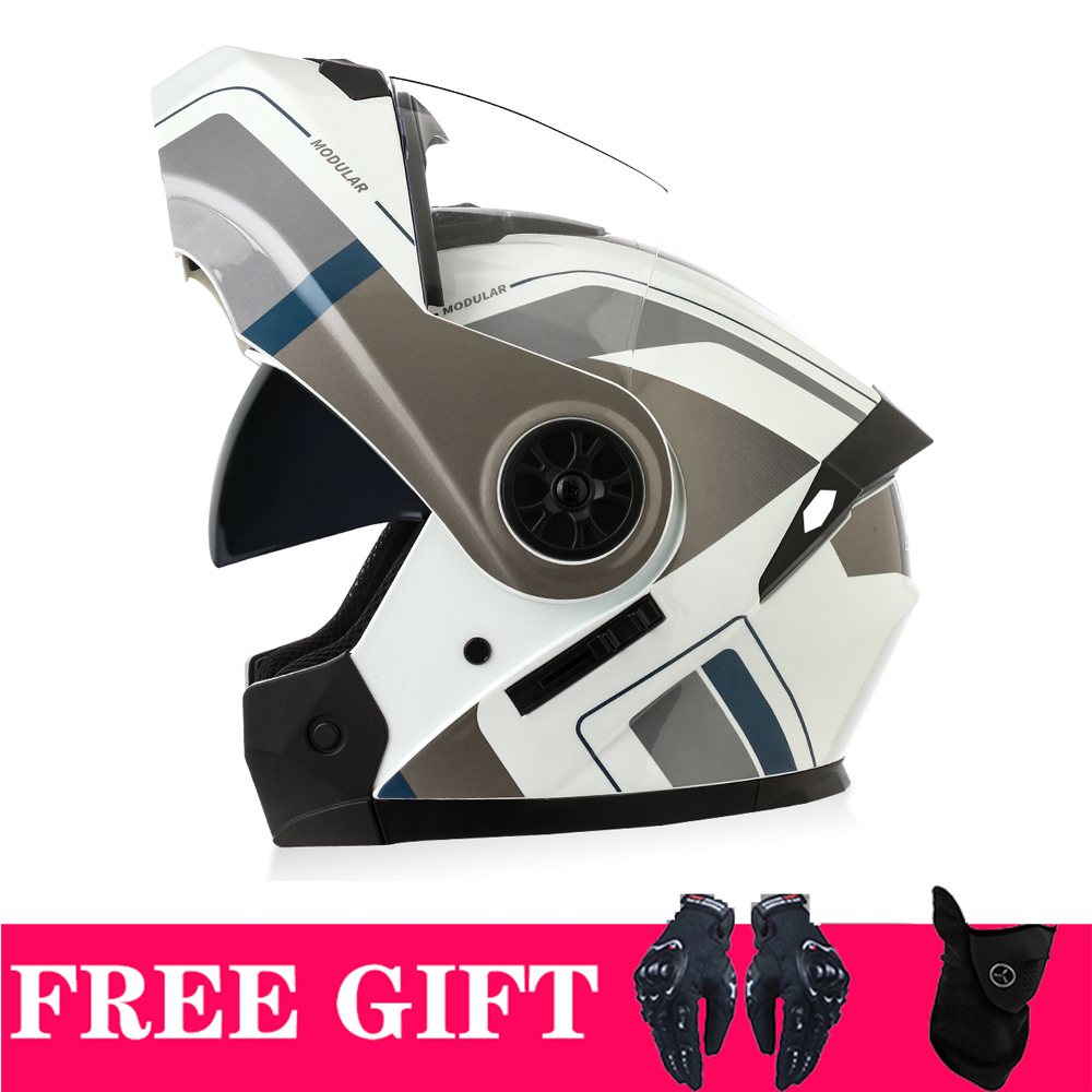 أقنعة مزدوجة خوذة بلوتوث وحدات - مراجعة Full Face Motorcycle Helmet With Bluetooth وسعره