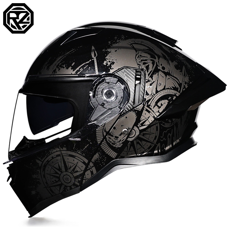 خوذة دراجة نارية ORZ-997 قابلة - مراجعة Modular Flip Up Motorcycle Helmet Dot Approved وسعره