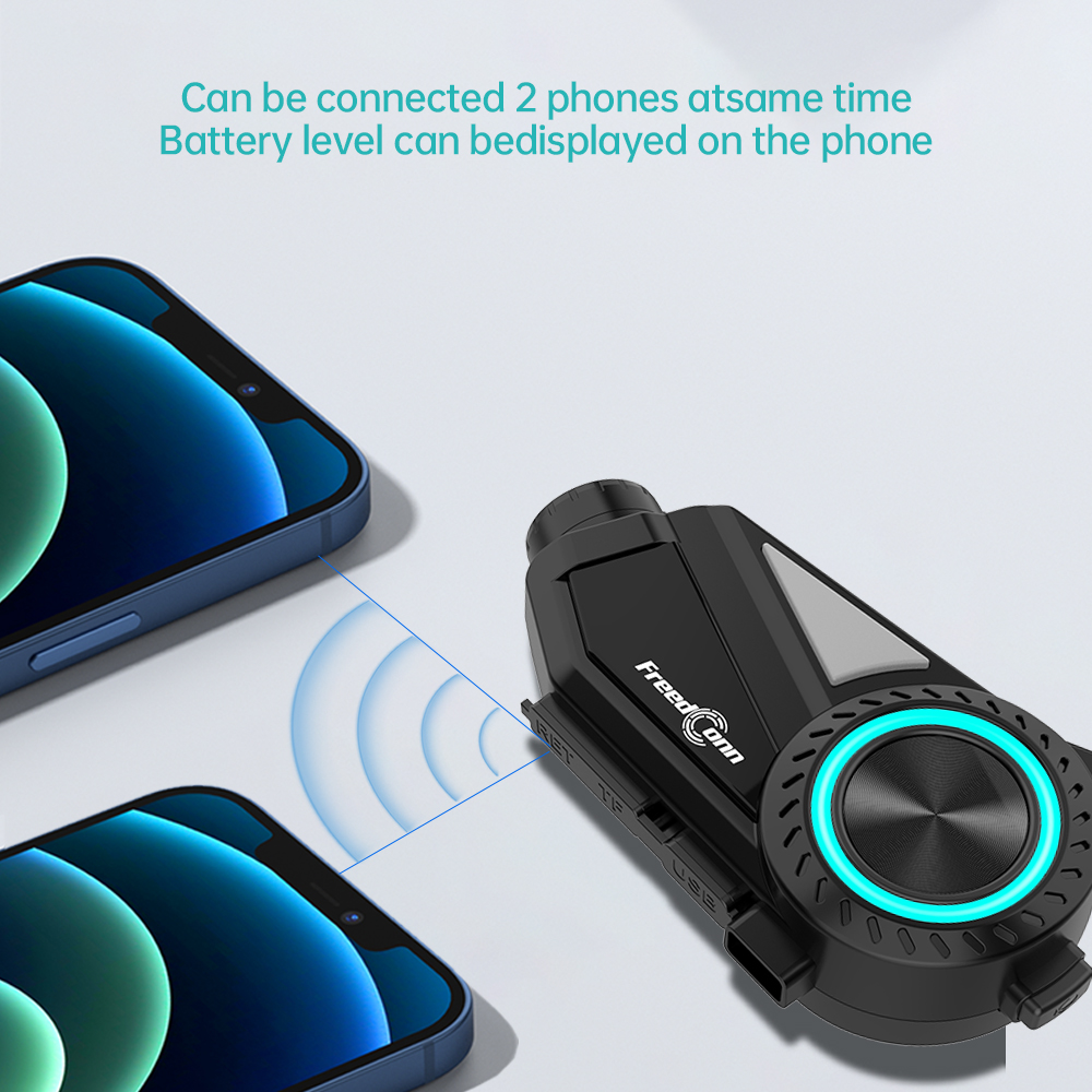 جهاز اتصال بلوتوث FreedConn R3 - مراجعة Motorcycle Helmets وسعره