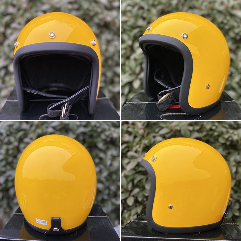 خوذة دراجة نارية TT&COCASCOS ط - مراجعة Vintage Open Face Retro Helmet وسعره
