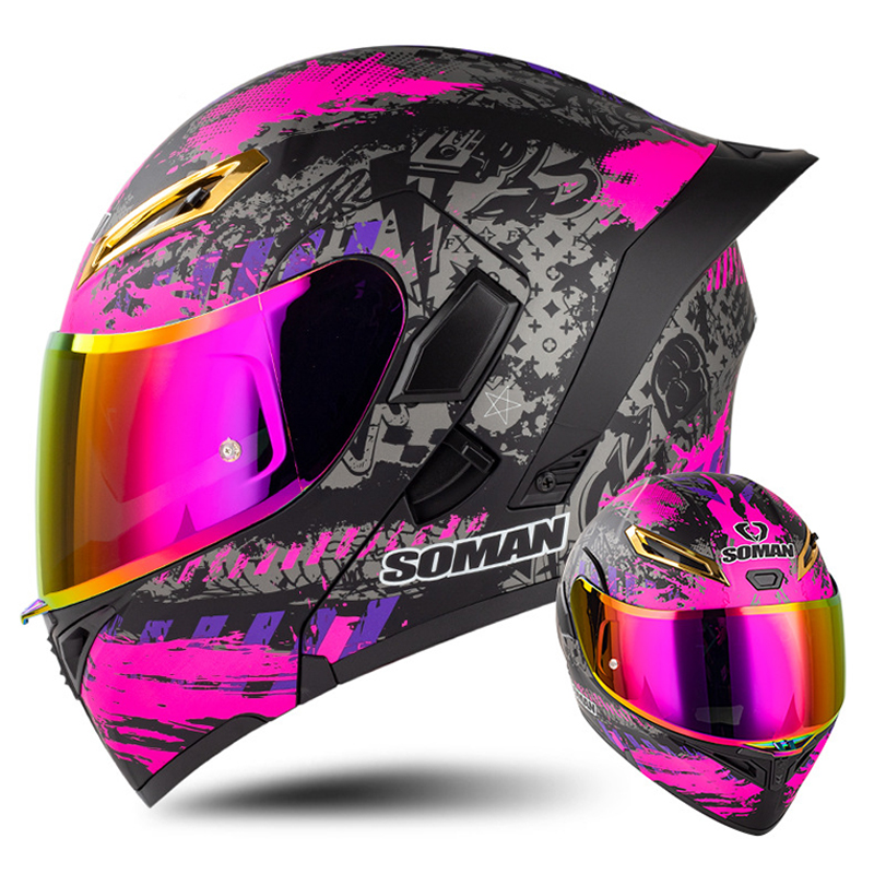 خوذة دراجة نارية معتمدة من نقط - مراجعة Modular Flip Up Motorcycle Helmet Dot Approved وسعره