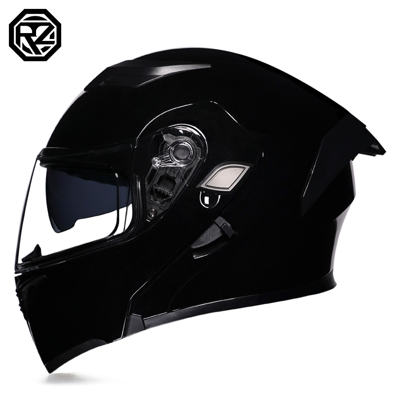 خوذات دراجات نارية من ORZ بواق - مراجعة Modular Flip Up Motorcycle Helmet Dot Approved وسعره