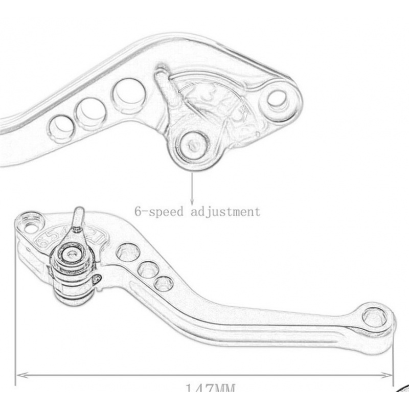 لـ Kawasaki Versys 650 Versys6 - مراجعة Cnc Aluminum Adjustable Brake Clutch Levers وسعره