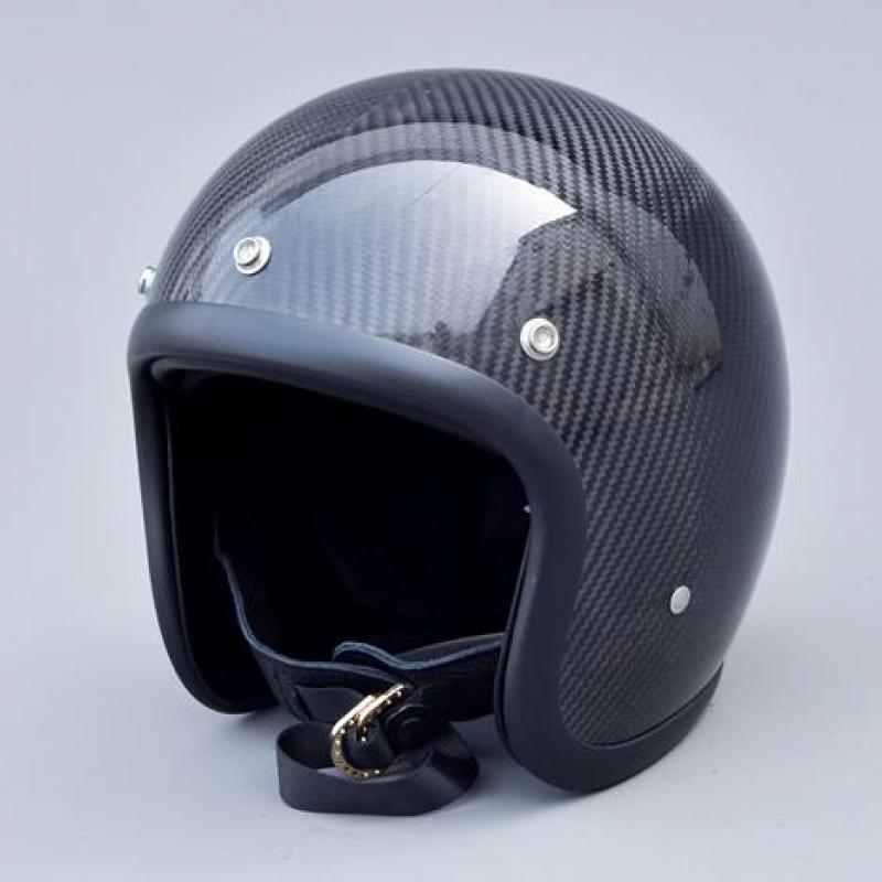 خوذة كلاسيكية كلاسيكية مفتوحة  - مراجعة Carbon Fiber Lightweight Motorcycle Helmet وسعره
