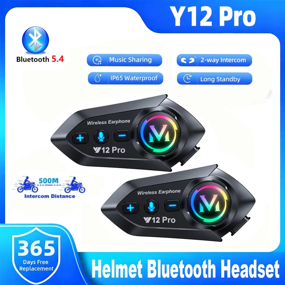 خوذة دراجة نارية Y12 Pro مع بل - مراجعة Full Face Motorcycle Helmet With Bluetooth وسعره