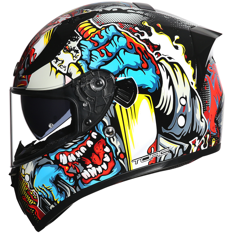 ل TORC T18 خوذات الدرجات البخا - مراجعة Modular Flip Up Motorcycle Helmet Dot Approved وسعره