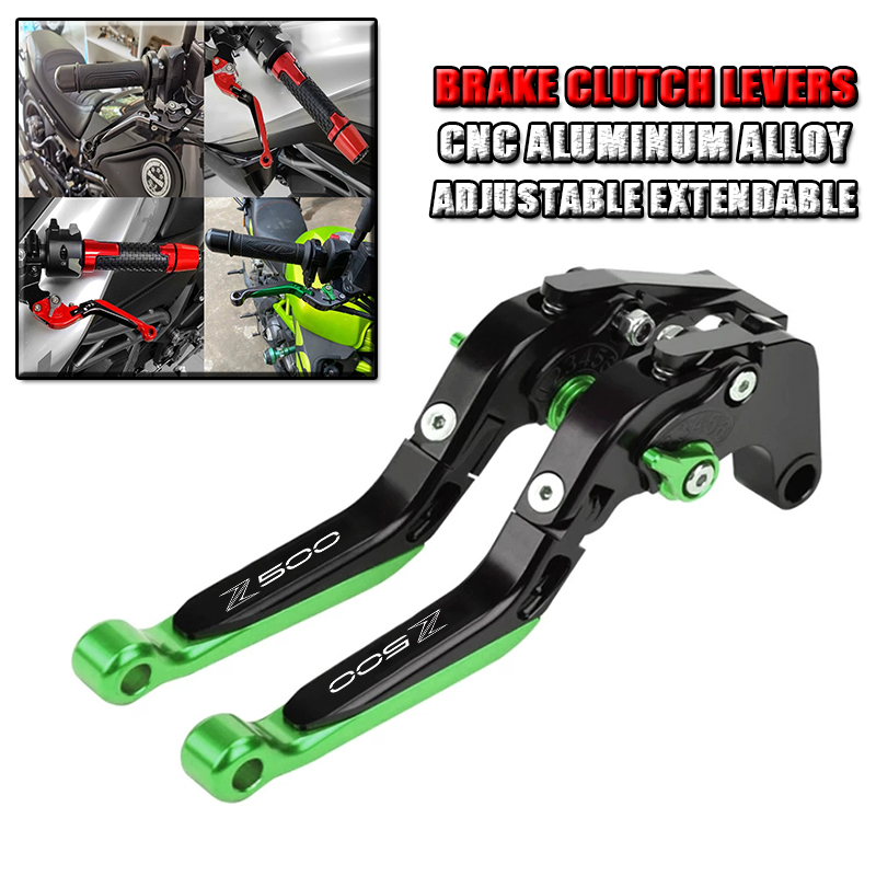 ملحقات الدراجة النارية KAWASAK - مراجعة Cnc Aluminum Adjustable Brake Clutch Levers وسعره