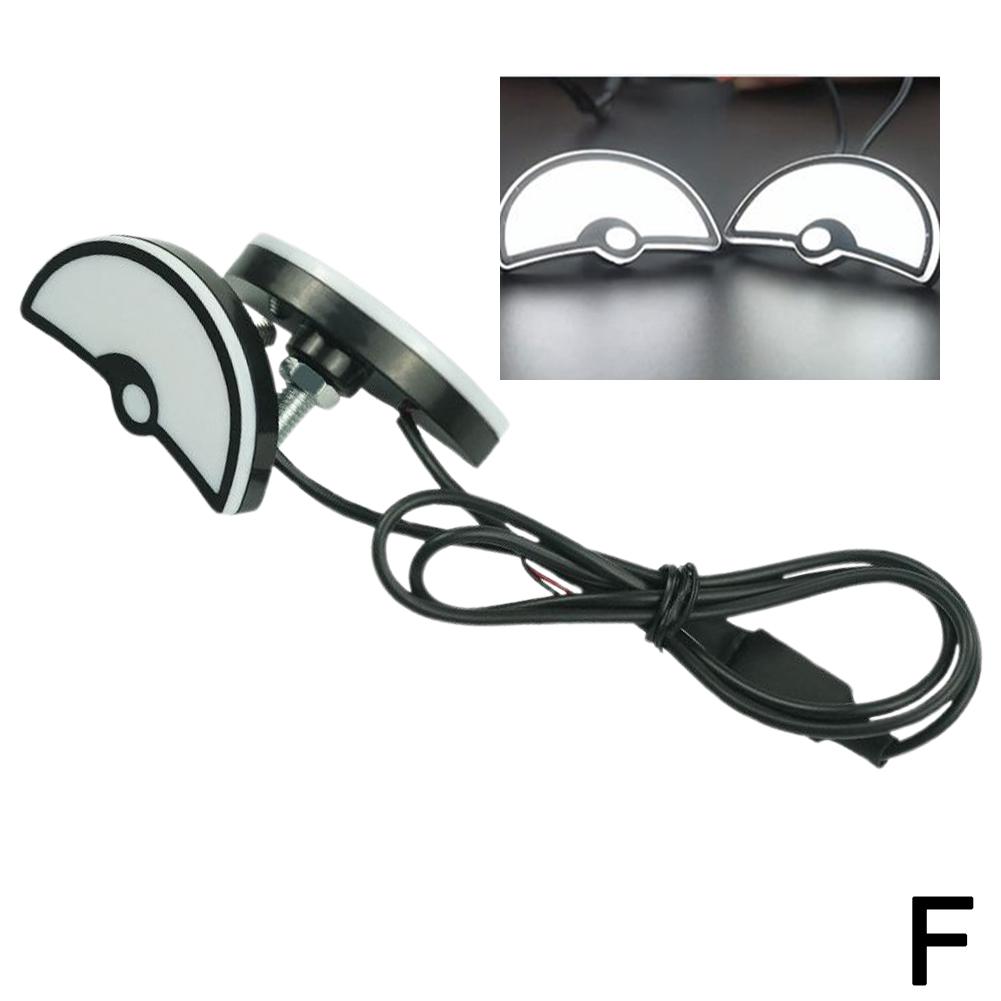 مصباح أمامي بمثلث ليد شامل للد - مراجعة Universal Motorcycle Led Headlight Projector وسعره