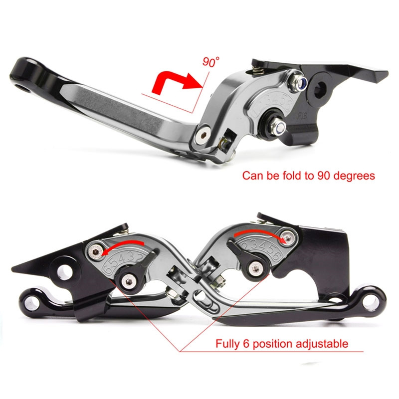 ذراع فرامل وقابض قابل للتعديل  - مراجعة Cnc Aluminum Adjustable Brake Clutch Levers وسعره