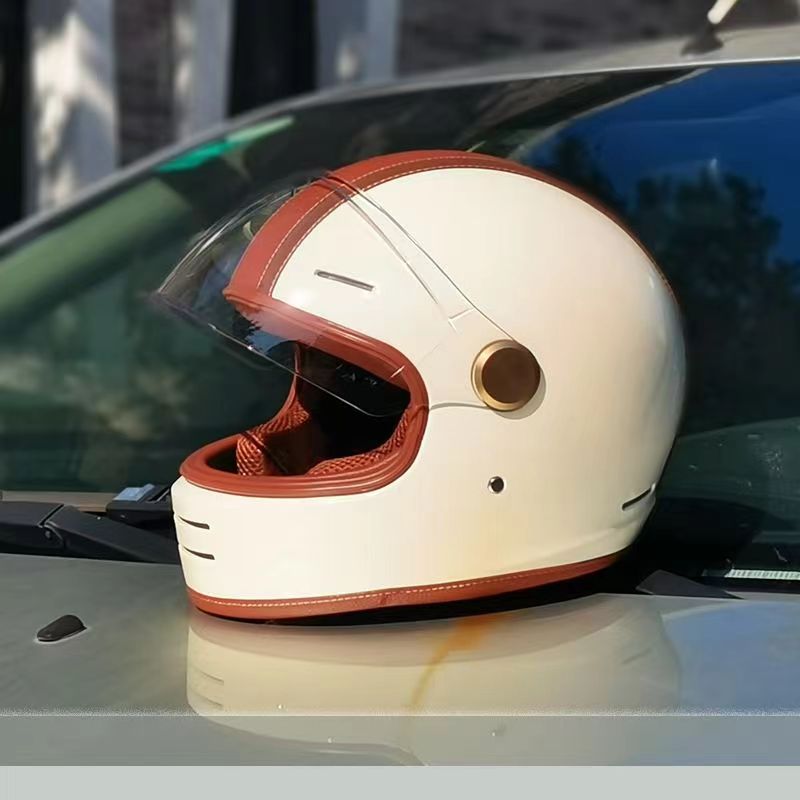 خوذة دراجة نارية كلاسيكية Casq - مراجعة Vintage Open Face Retro Helmet وسعره