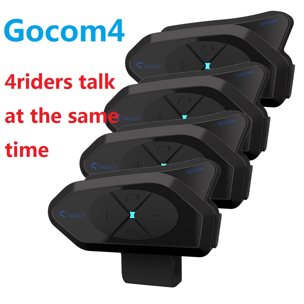 خوذة الاتصال الداخلي GOCOM4 مز - مراجعة Universal Motorcycle Helmet Intercom Headset وسعره