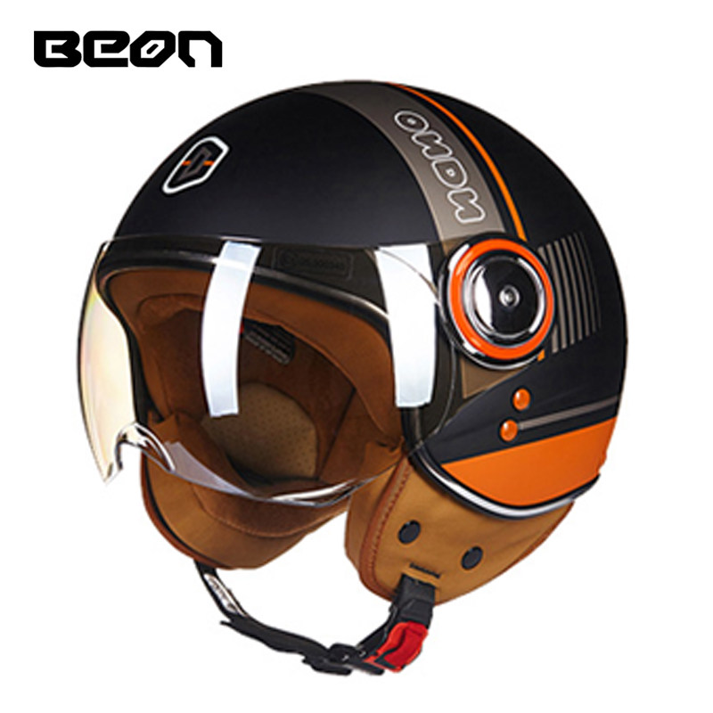 خوذة دراجة نارية مفتوحة الوجه  - مراجعة Vintage Open Face Retro Helmet وسعره