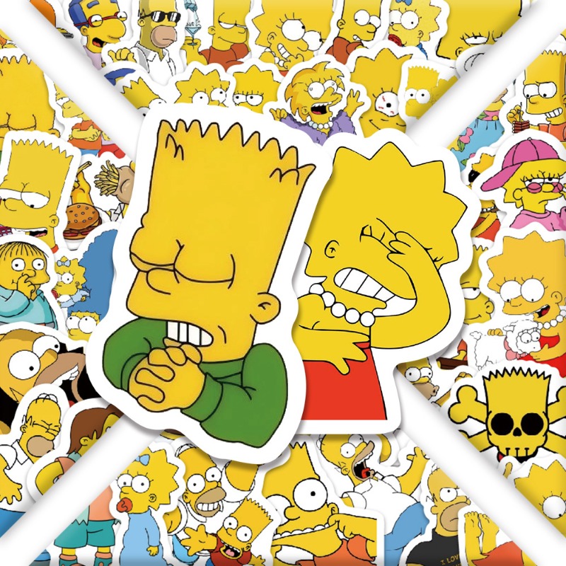 ملصقات ذا سيمبسونز هومر مارج ب - مراجعة Atv Parts وسعره