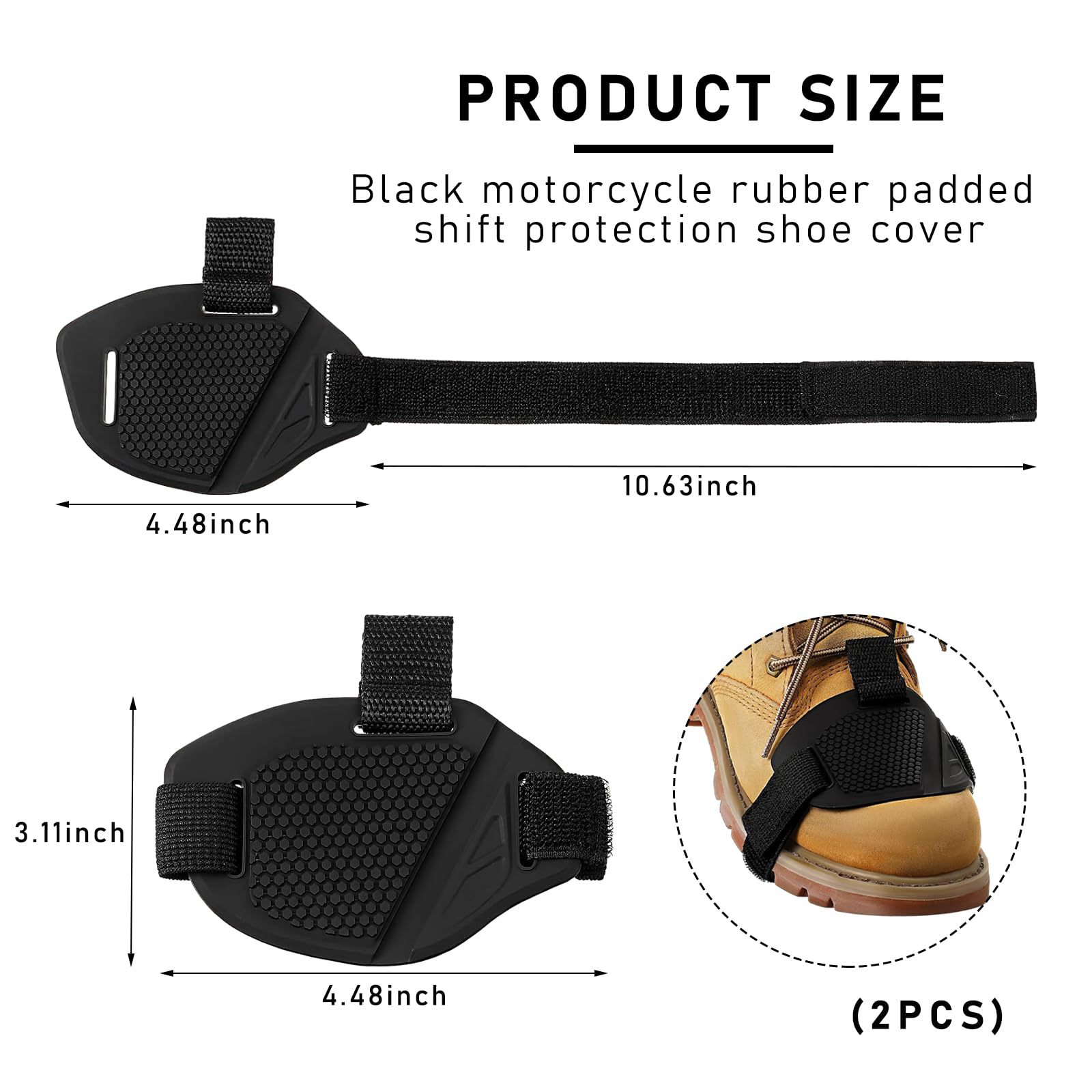 واقي حذاء ناقل الحركة على شكل  - مراجعة Riding Gear وسعره