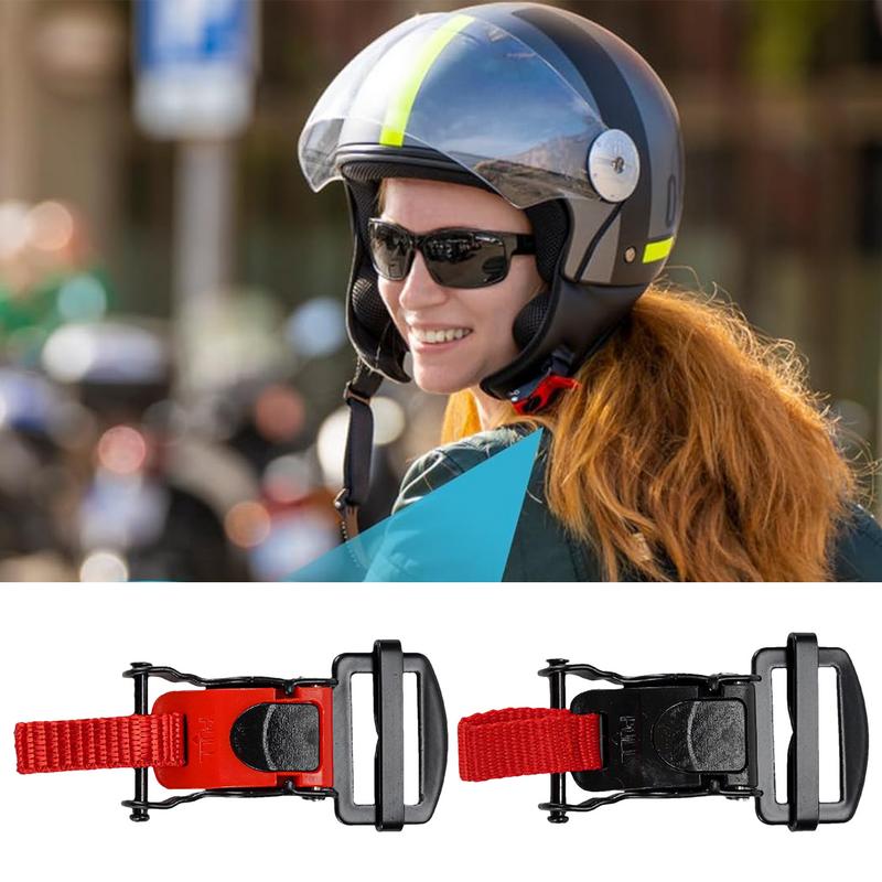 دراجة نارية خوذة مشبك البلاستي - مراجعة Quick Release Buckle Motorcycle Helmet وسعره