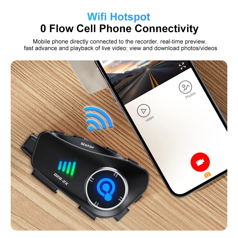 الجديد Q28-2X خوذة دراجة نارية - مراجعة Universal Motorcycle Helmet Intercom Headset وسعره