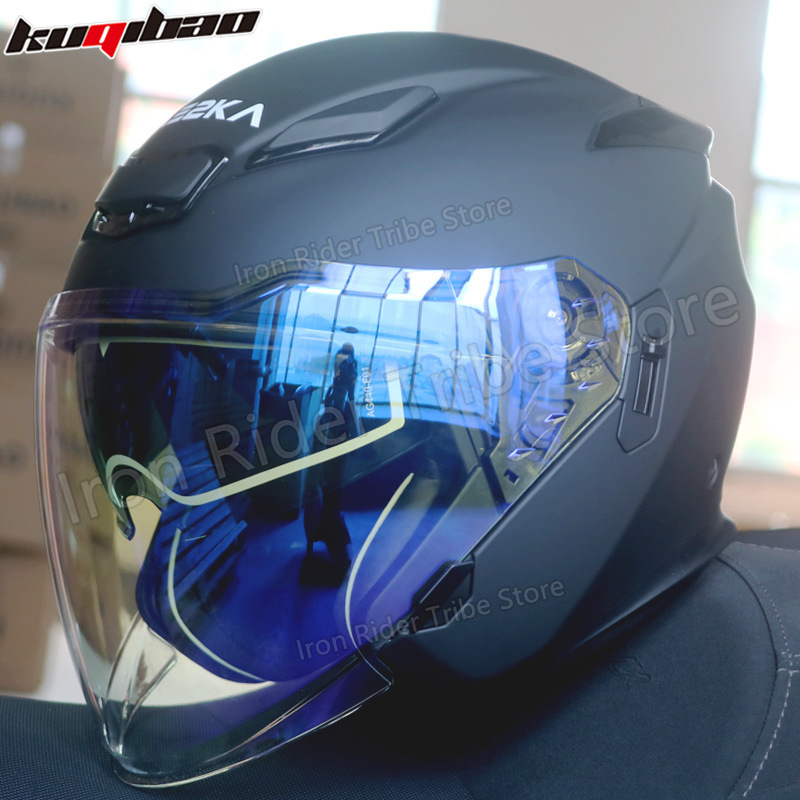 خوذة دراجة نارية كوكيباو بعدست - مراجعة Modular Flip Up Motorcycle Helmet Dot Approved وسعره